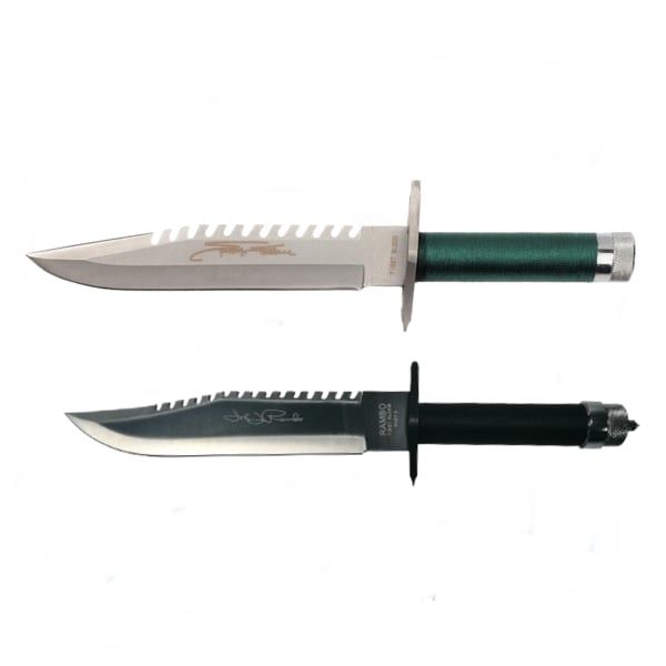 Set doua cutite de vanatoare First Blood, Otel, Teaca inclusa