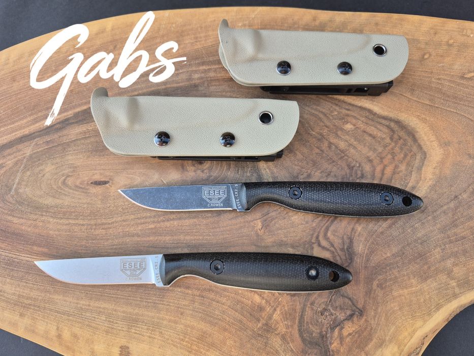 Фиксиран нож ESEE  ROWEN,фултанг DC53 с  тактическа кания Kydex