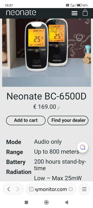 Baby monitor Neonate