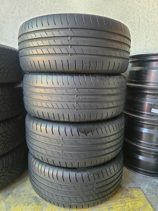 Roti Jante + Anvelope VARA - 5x112 17'' 225/50/17 GoodYear Mercedes C-Class CLA A-Class - APP NOI - DOT 2020 / VW AUDI SKODA SEAT !