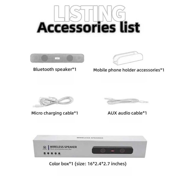 Bluetooth sound bar тонколона