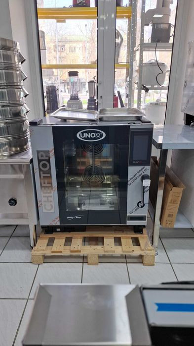 конвекционная печь 4 уровней  унокс unox ункс unoks konveksion pech