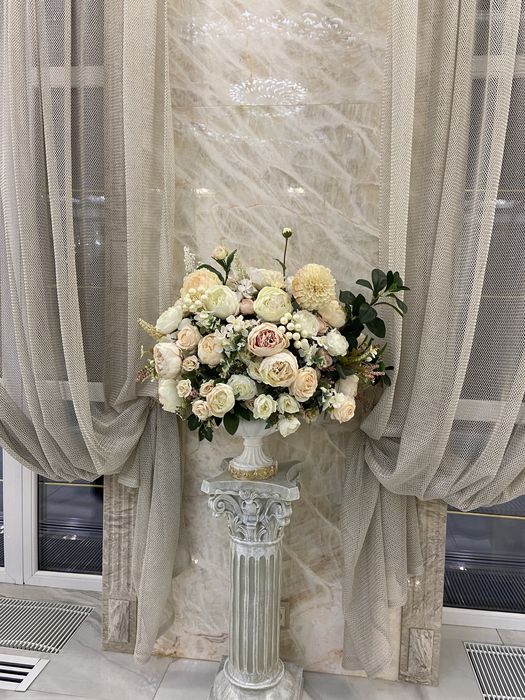 Искусственные цветы композиции букеты