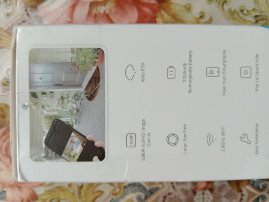 EZVIZ CP2, безжична цифрова шпионка с видеокамера. 
Видео качество: Ра