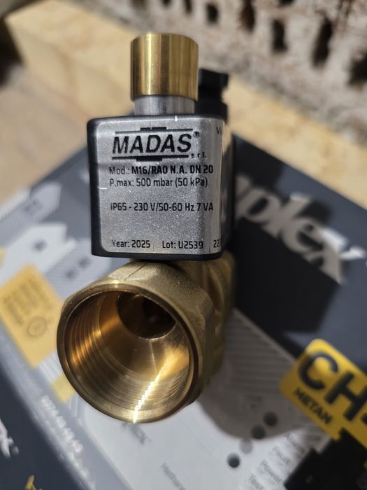 Eletrovalva gaz Madas GM DN20
