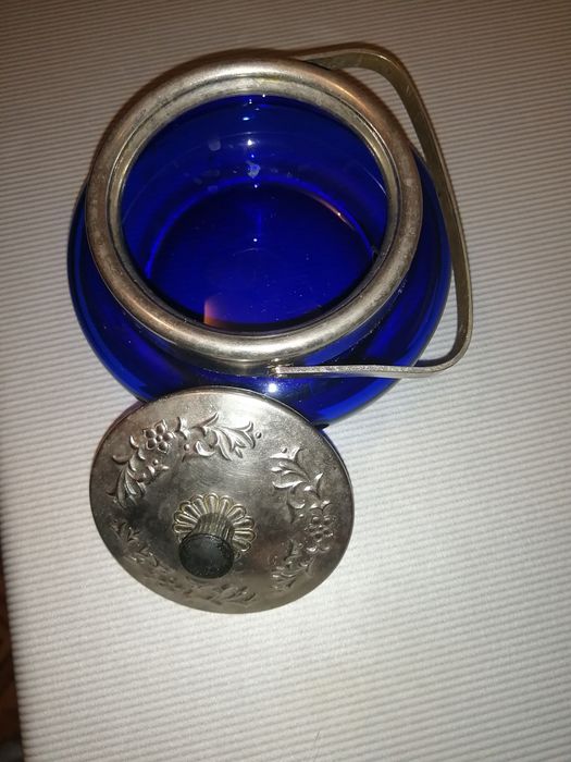 Антиквар сахарница стекло