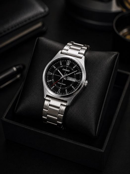 Casio MTP-V006D-1C- классические мужские часы новые