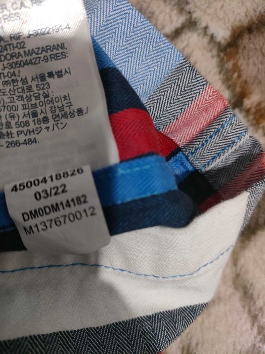 Cămașă de blugi Tommy Hilfiger nouă, XL LARGE
