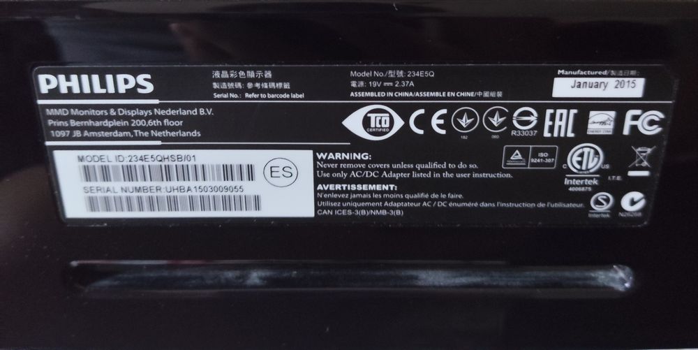 Монитор philips 234E