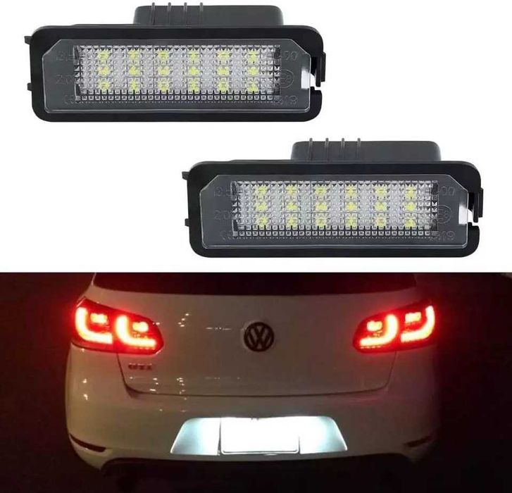 Гаранция , Канбус VW Golf 4 5 6 7 PASSAT 6 7 POLO LED плафони за номер