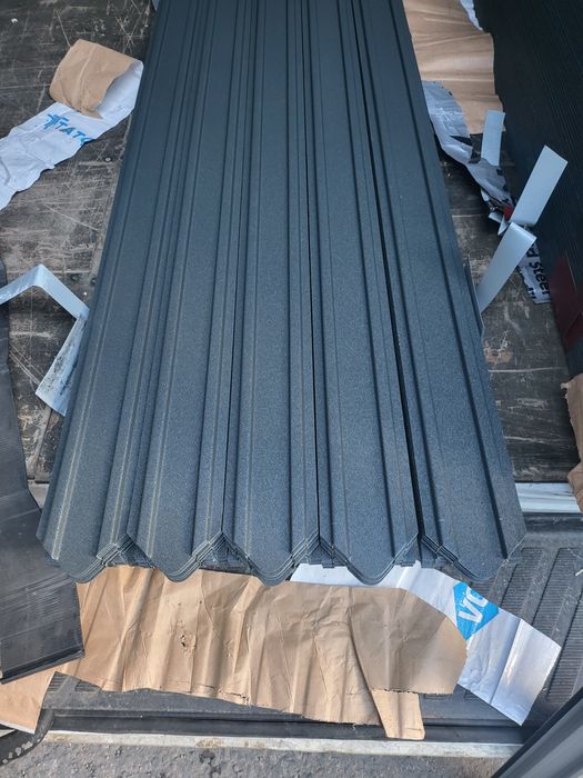 Vand sipca metalica gri antracid mat