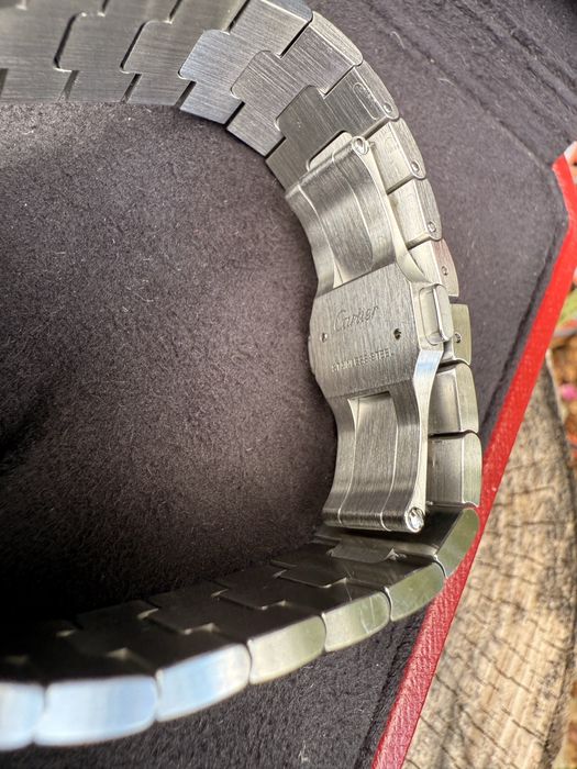 Ceas Cartier Santos XL, model nou. Conditie f.buna, nepolishat.