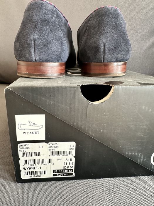 Mocasini Aldo piele intoarsa