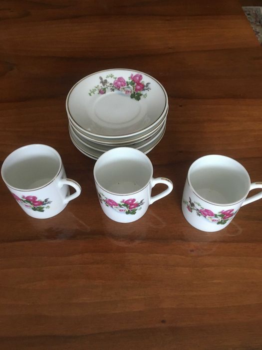 Set cesti cafea/ceai din portelan