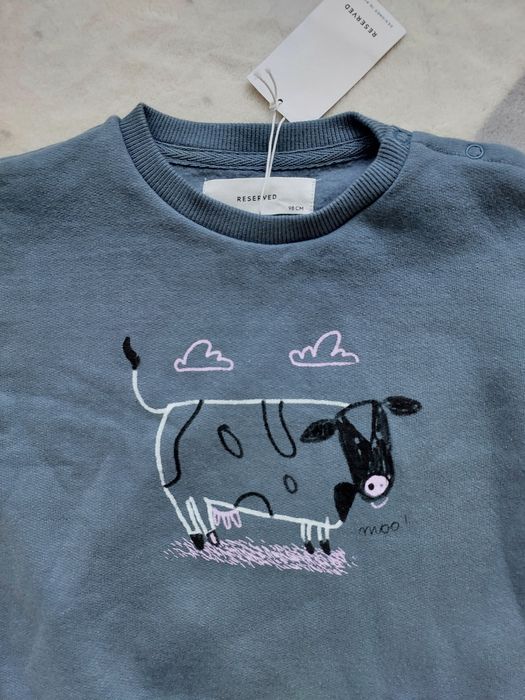 Bluza sport sweatshirt Reserved marime 98 2-3 ani