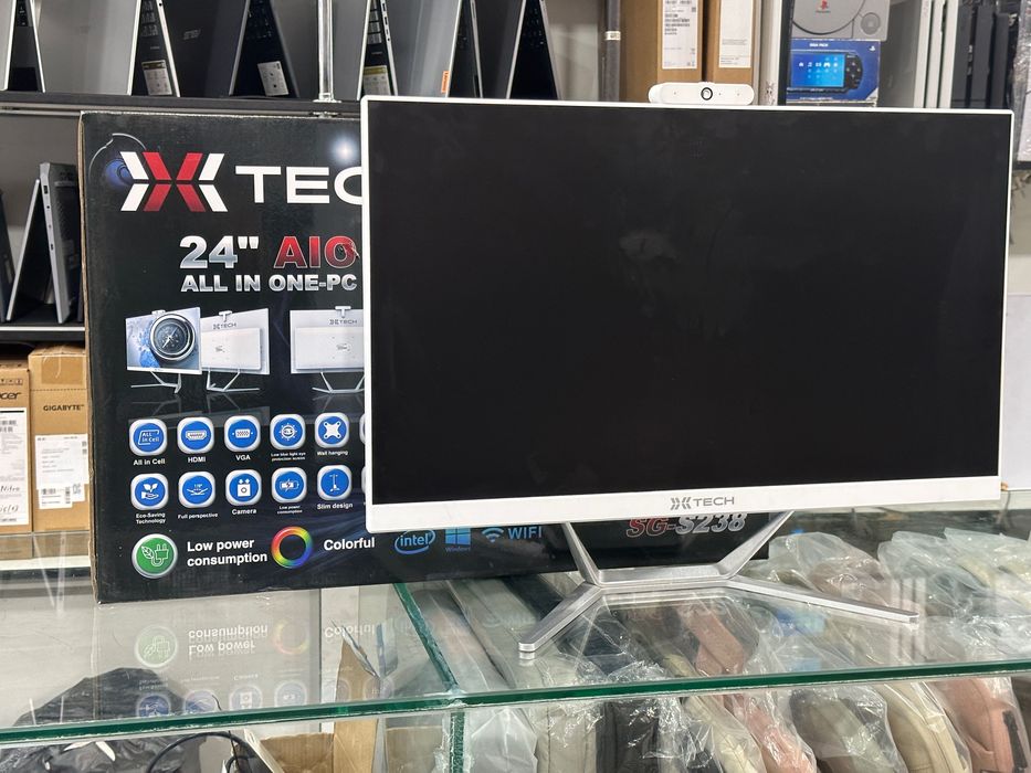 Моноблок бюджетный (Почти НОВЫЙ) 24/core i7 2600/8gb d3/128gb LexarSSD