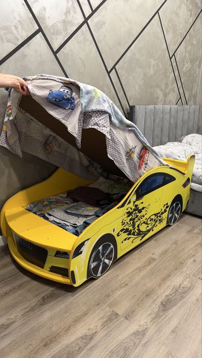Кровать детская машинка 80х150см