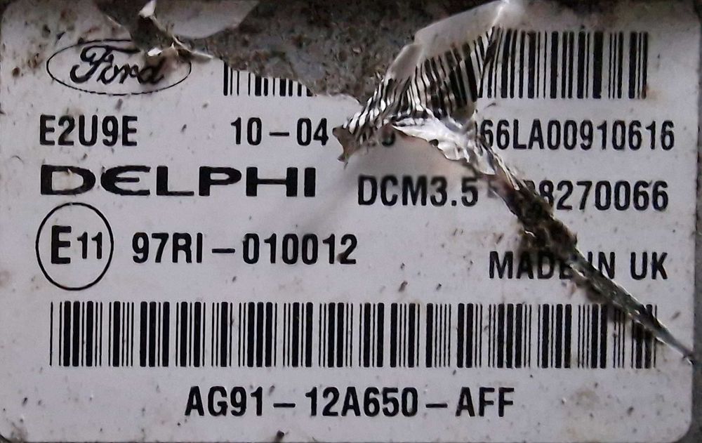 Calculator Motor Ford Mondeo MK4 2.0TDCI Euro 5 cod AG91-12A650-AFF