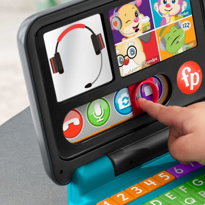 Интерактивна играчка детски лаптоп Fisher Price Laugh & Learn