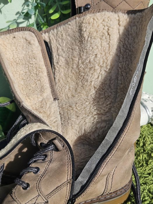 Landrover топли дълги ботуши от кожа