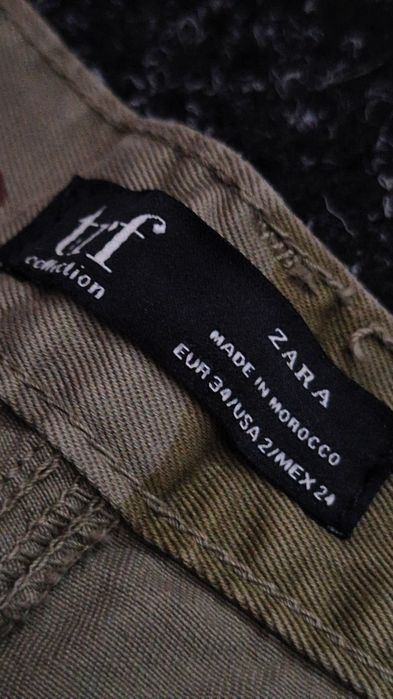 Pantaloni camuflaj ZARA 100%bumbac