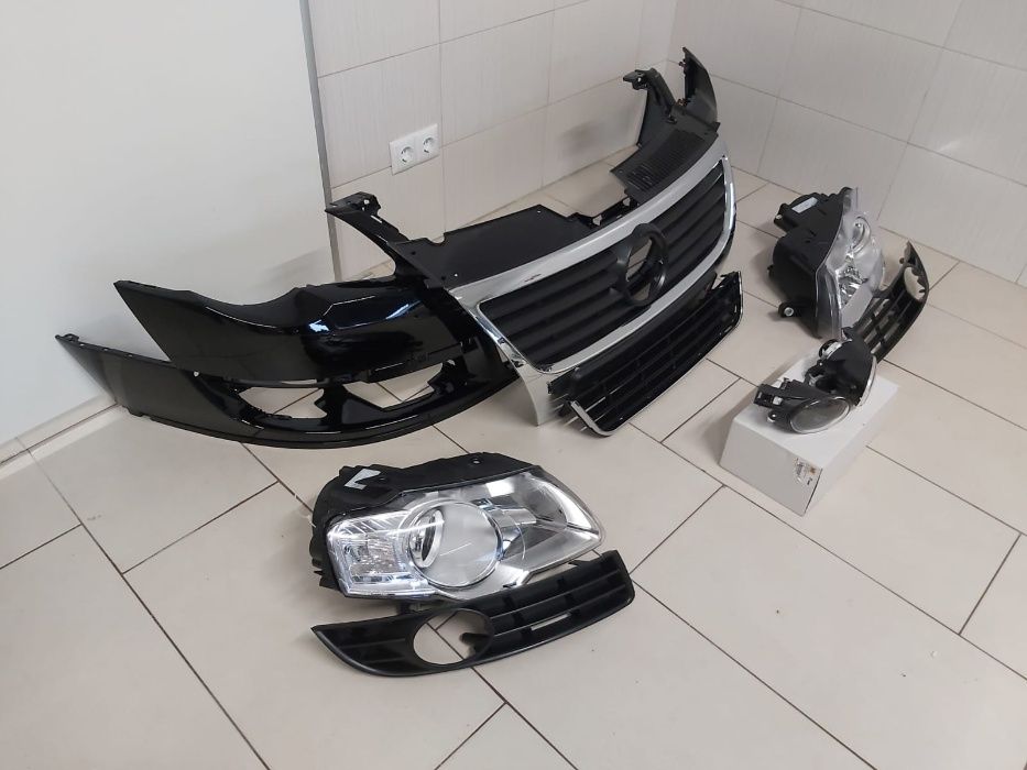 Fata Completa VW Passat B6 2005-2011 L041 Bara+Grila Radiator+Grile