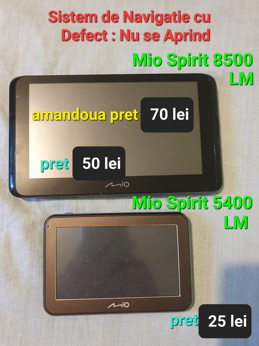 Navigator GPS cu defect