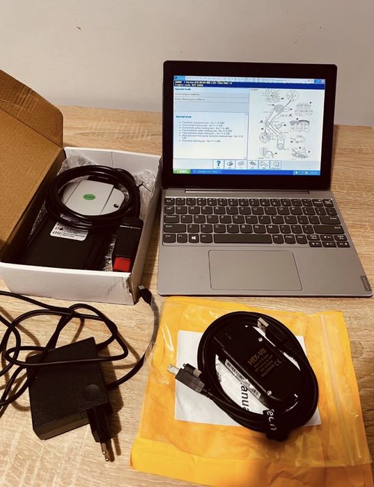 Kit tableta / laptop Lenovo D330 + tester / diagnoză delphi 2021 + VCDS 2025