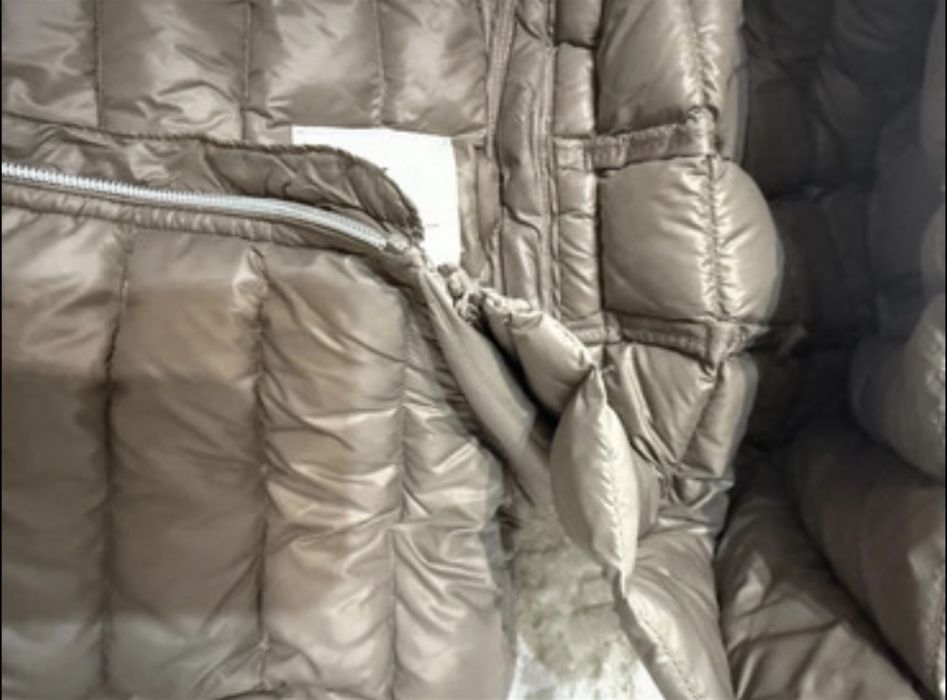 Geaca Mango cu puf natural marinea S
