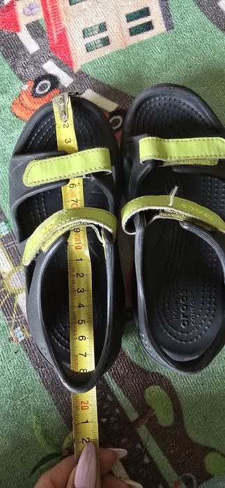 Sandale copii crocs c11 sau 28-29 cu scai
