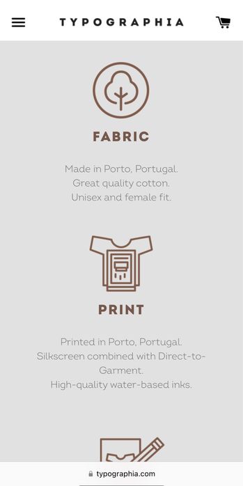 Tricou unisex Typographia Porto, bumbac organic, nou