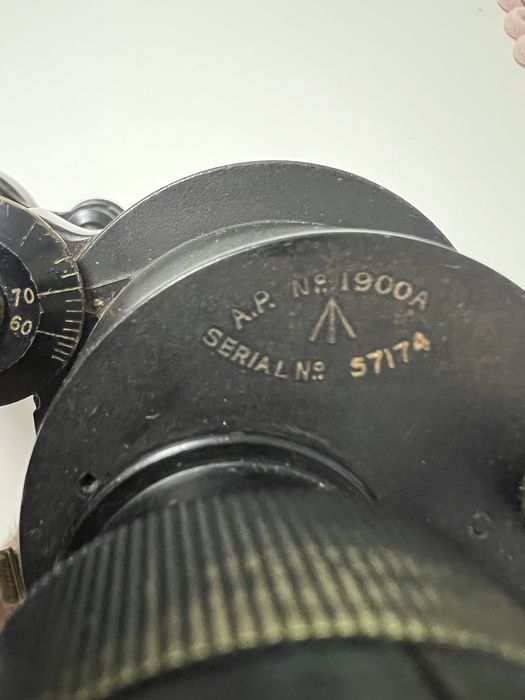 Binoclu militar istoric Barr & Stroud 1944