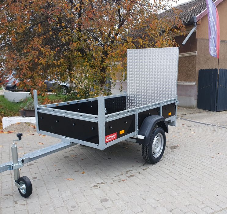 Remorca Rotaru Trailers M2 cu Prelata 750 kg 2m/1,15m