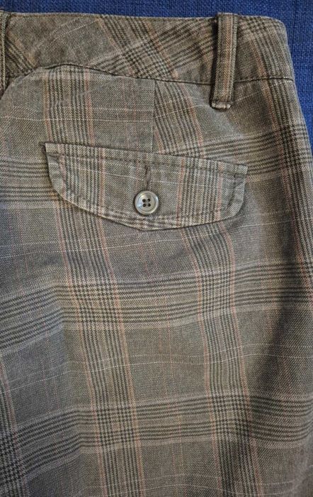 Кариран панталон Sisley 100% памук