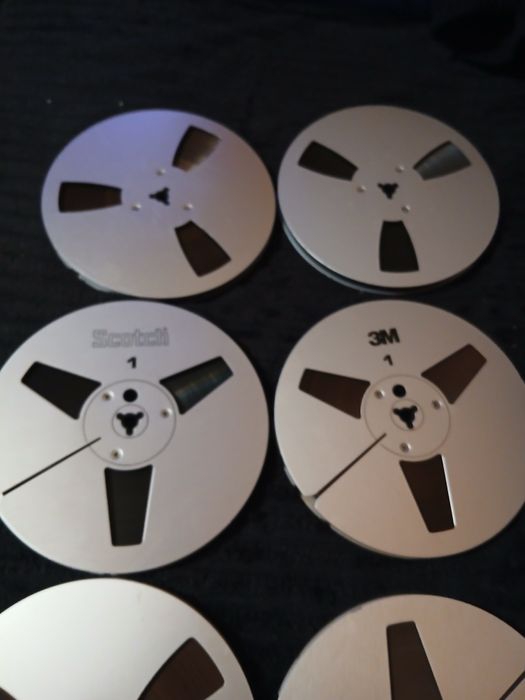 Benzi magnetofon metalice 18cm scotch,revox ,ampex
