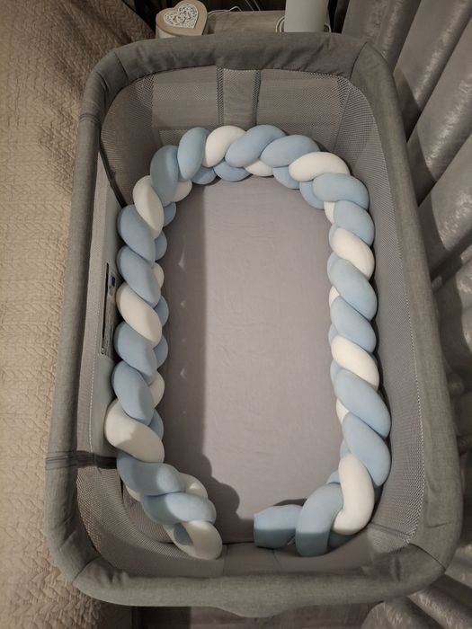 Бебешки CANGAROO Обиколник плитка BRAIDY СВЕТЛО СИН