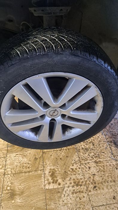 Jante opel astra h pe 16 5x110 cu cauciucuri 205 55 16