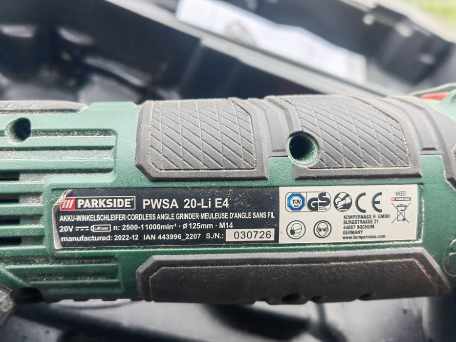 Ъглошлайф Parkside