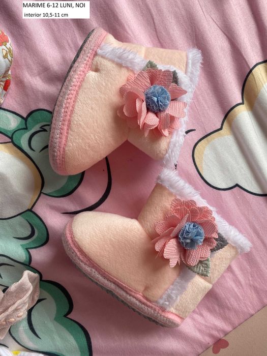 Botosei bebe papuci casa 0-12 luni de toamna iarna noi antiderapant