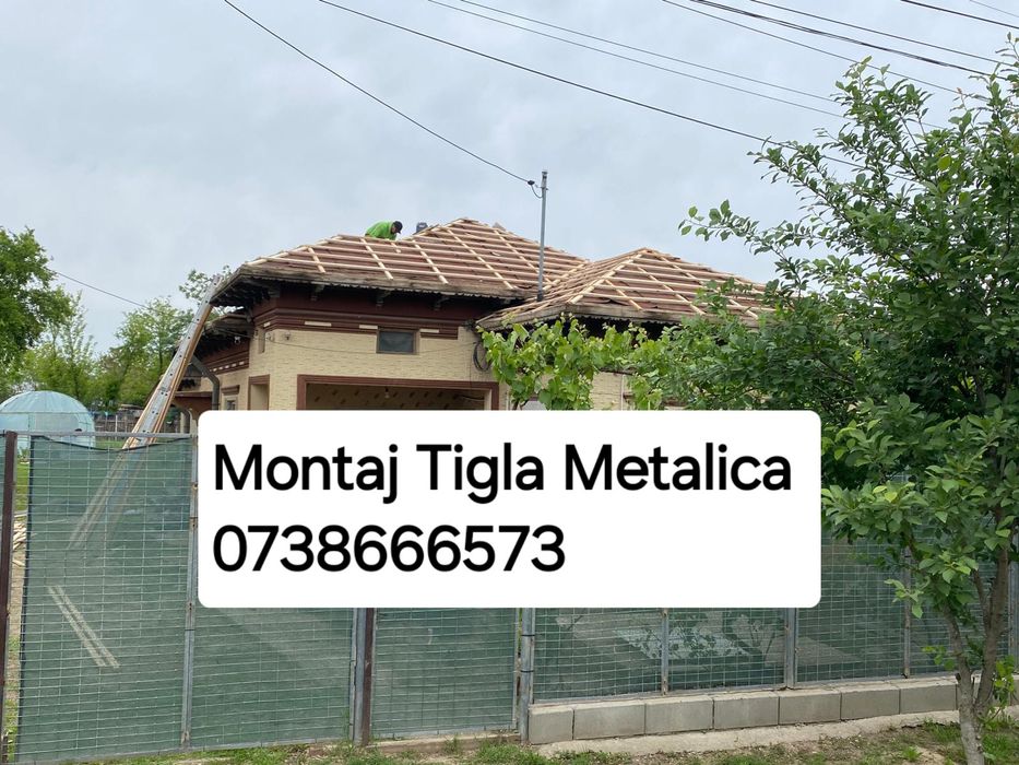 Servicii Reparatii acoperisuri, Montaj acoperișuri,  Montaj Tabla