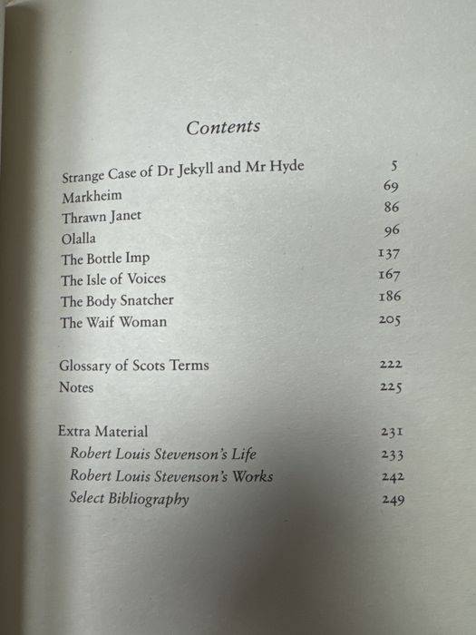 The strange case of Dr Jekyll and Mr Hyde Robert Louis Stevenson