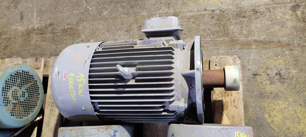 Motor electric trifazat cu talpa și flansa, 15kW, 1000rpm, 380V
