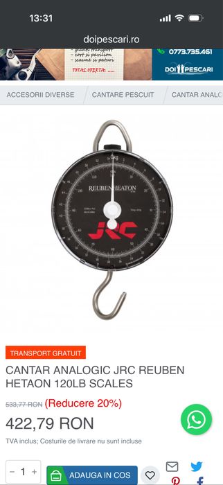 Vand ustensile de pescuit