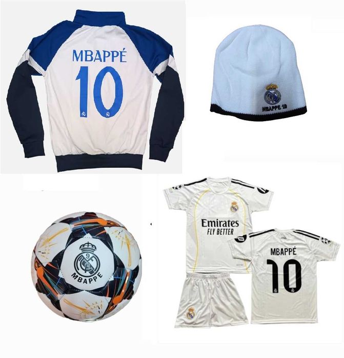 Зимен Сет Ronaldo Дракон Реал Мадрид  с Зимна шапка,Топка, Екип, Анцуг