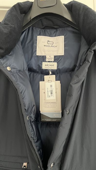 Новый мужской пуховик woolrich