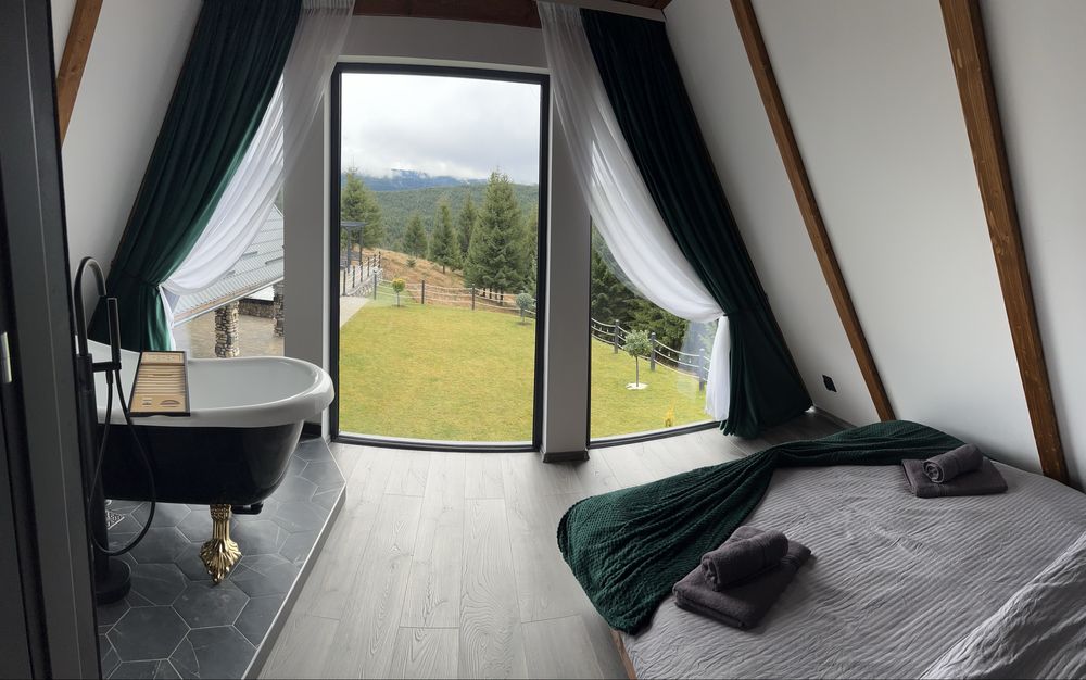 Cabana  Gray A-Frame de inchiriat‼️