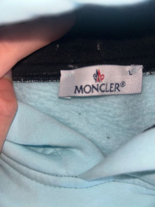Vand hanorac moncler turcoaz nepurtat