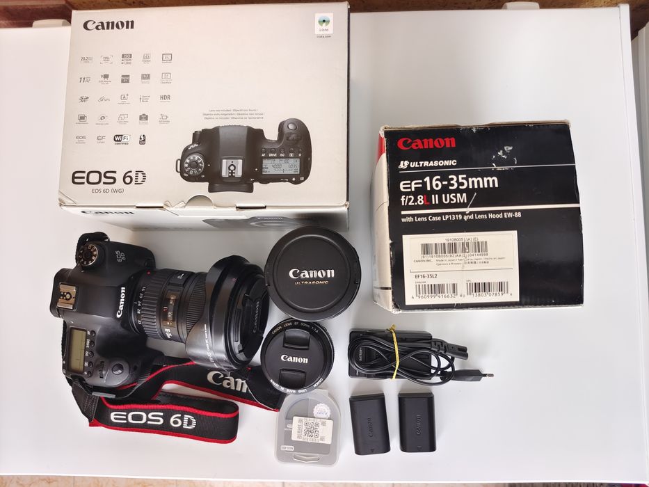 Canon 6D и три объектива