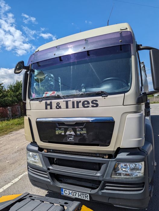 Man TGS 2011 440 cp cu compresor ciment și chit basculare