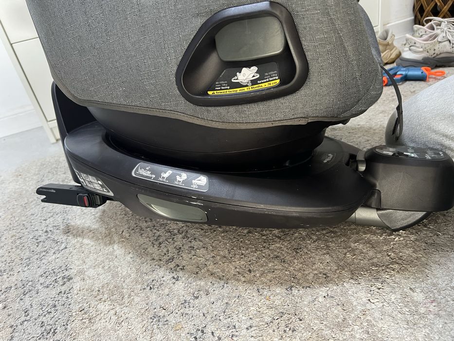 Scaun Nuna Todl Next 40-105 cm rotativ cu baza isofix